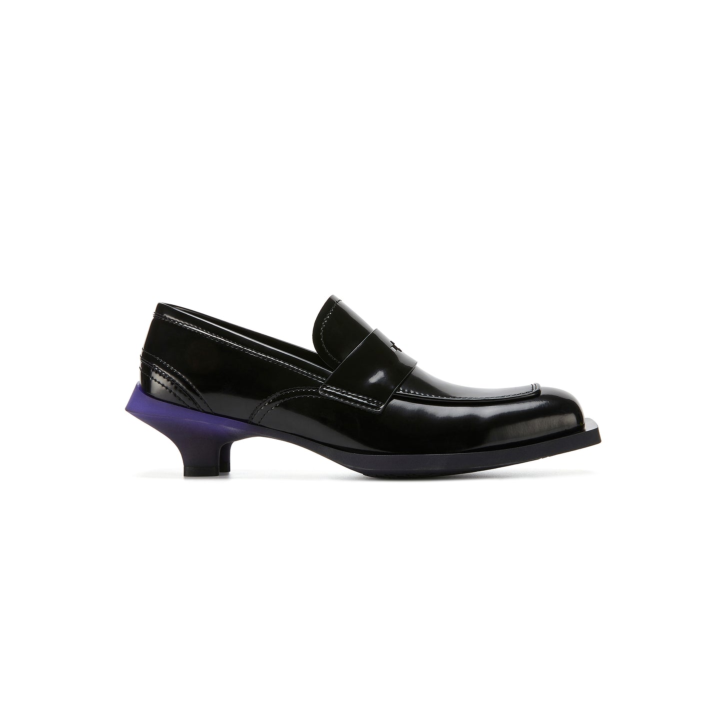 Heel Derbies (Purple Black Loafer)