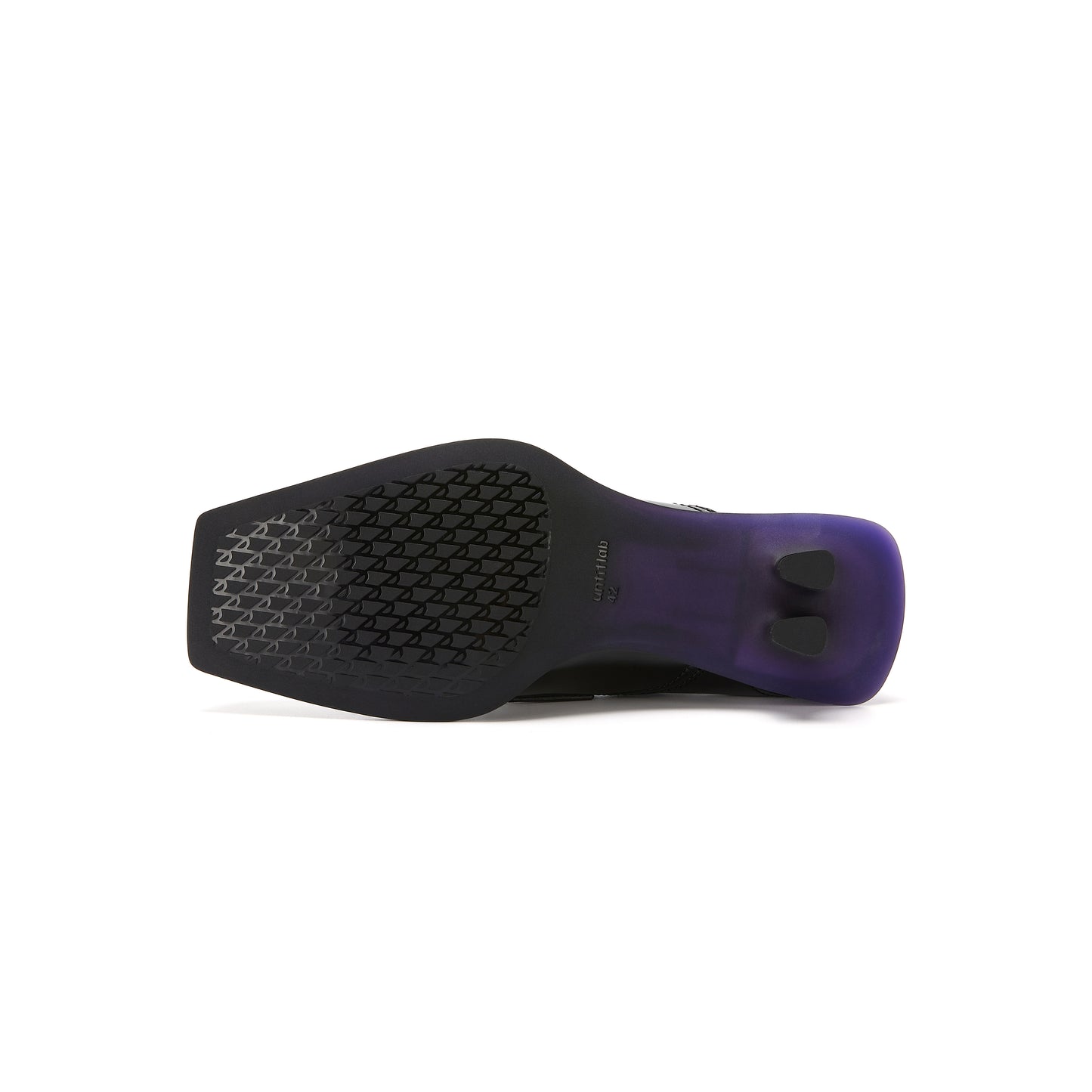 Heel Derbies (Purple Black Loafer)