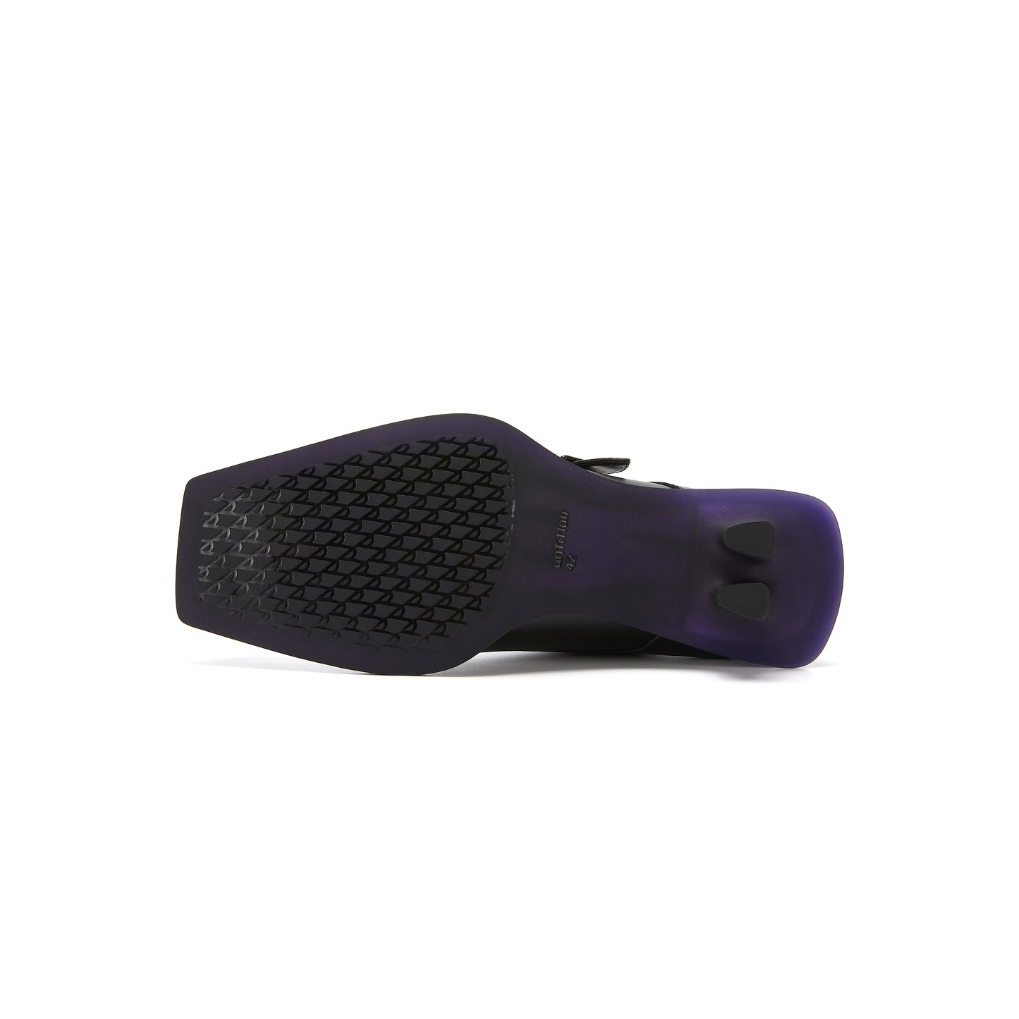 Heel Derbies (Purple Black Monkstrap)