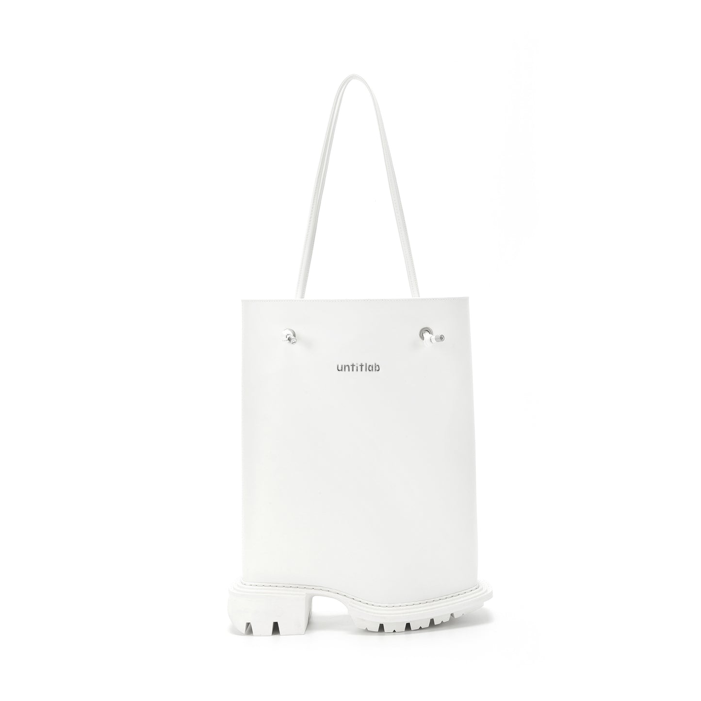 Reel Sole Tote Bag (White and Print)