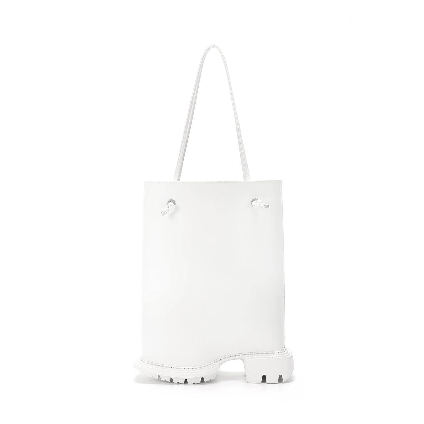 Reel Sole Tote Bag (White and Print)