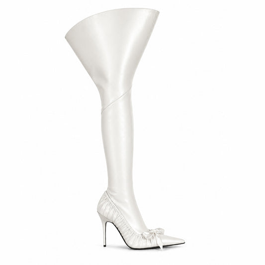 LDJ Malar High Boots (White) Pre-order