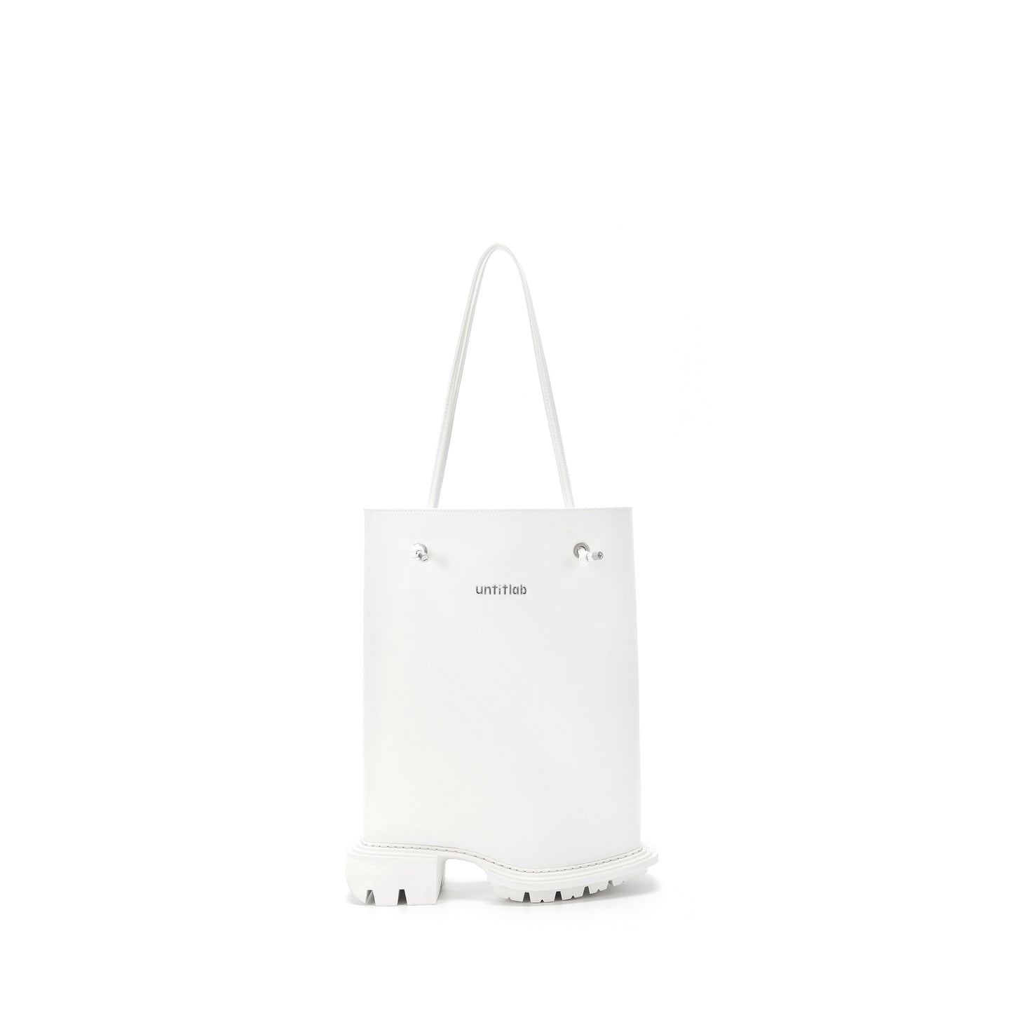 Reel Sole Tote Bag (White and Print)