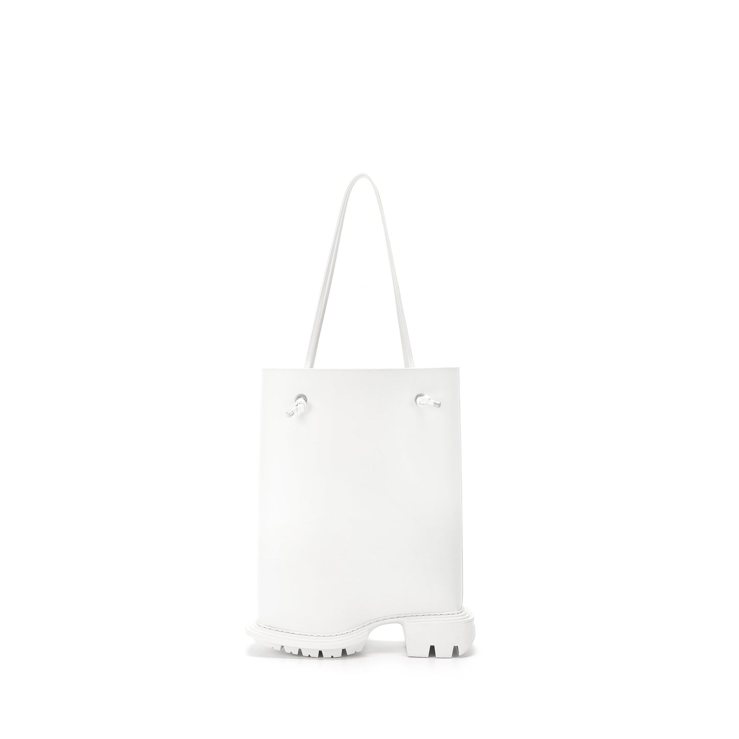 Reel Sole Tote Bag (White and Print)