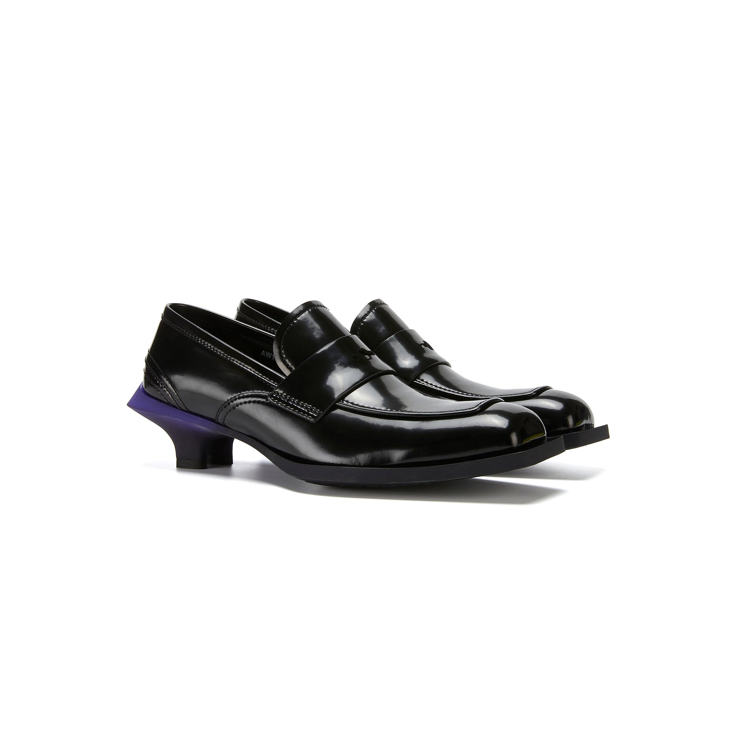 Heel Derbies (Purple Black Loafer)