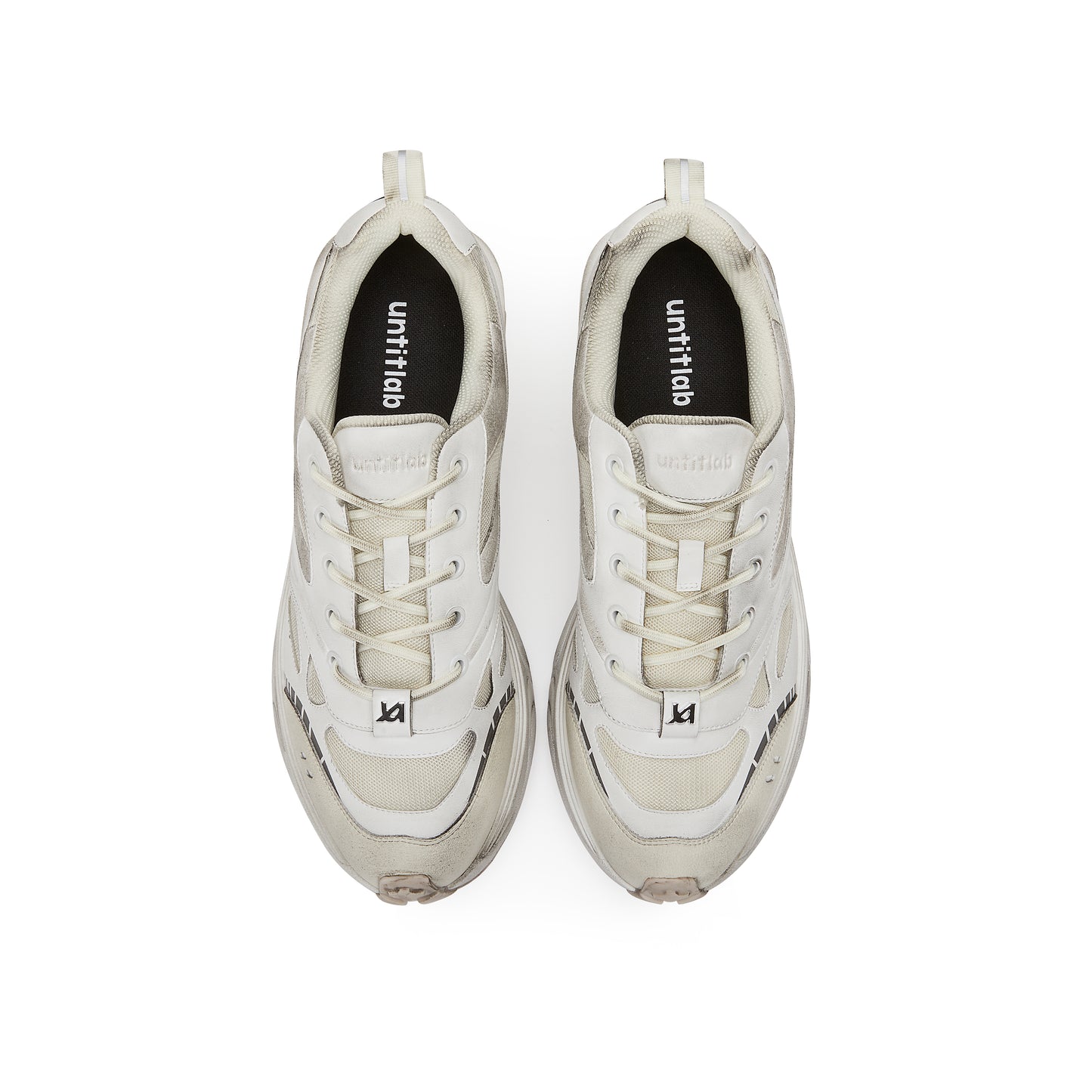 Lace Ups FLEX Heel Sneaker (White)