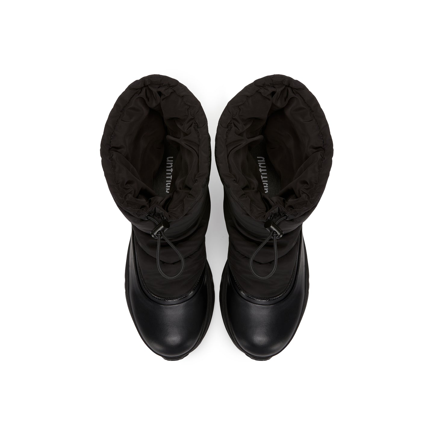 Padded  Heel Boots (Black)