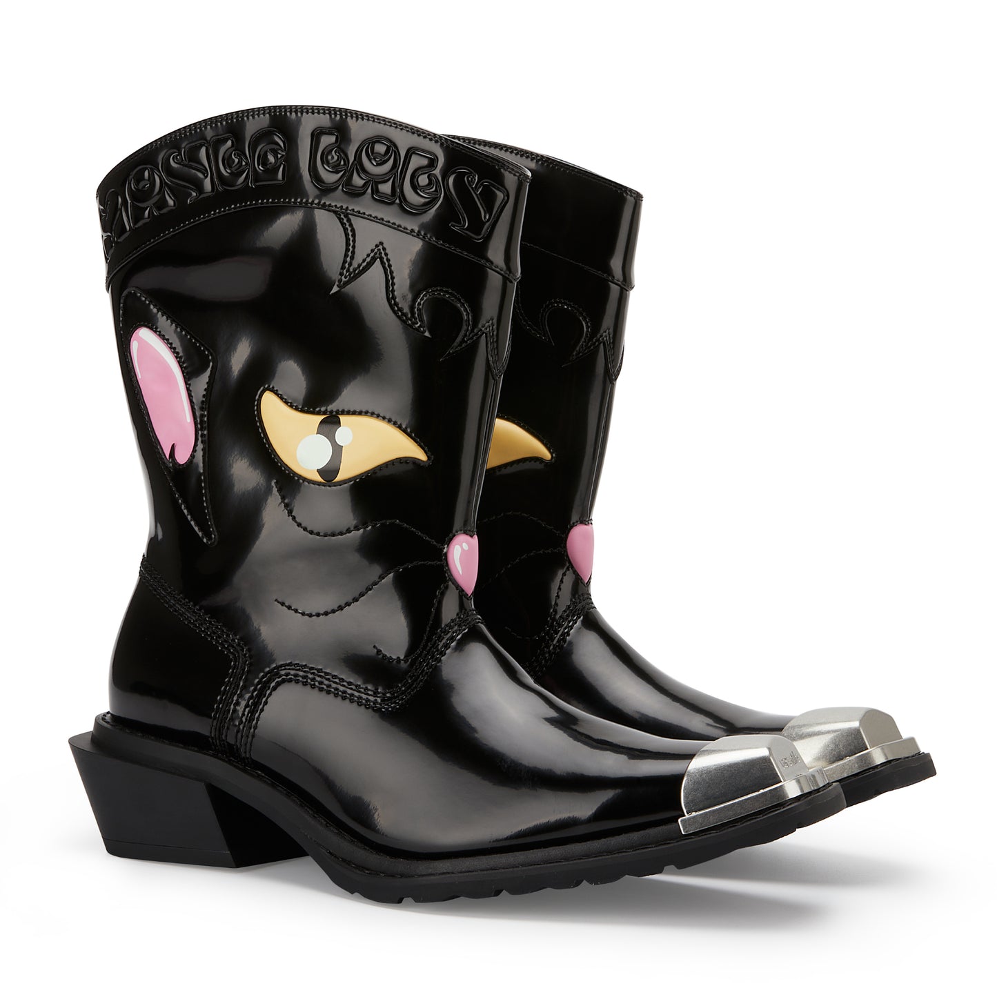 Hitch Cowboy Boots (BABY Black)