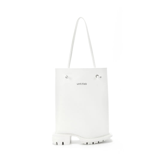 Reel Sole Tote Bag (White and Print)