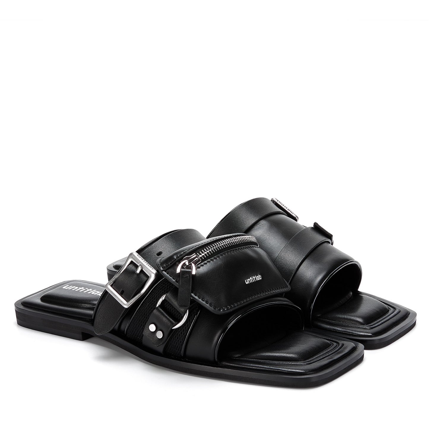 Reel Sandals (Black Bag Belts）