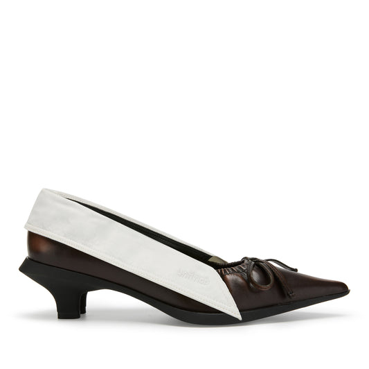 Bow Mule Heels Collar (Chocolate)