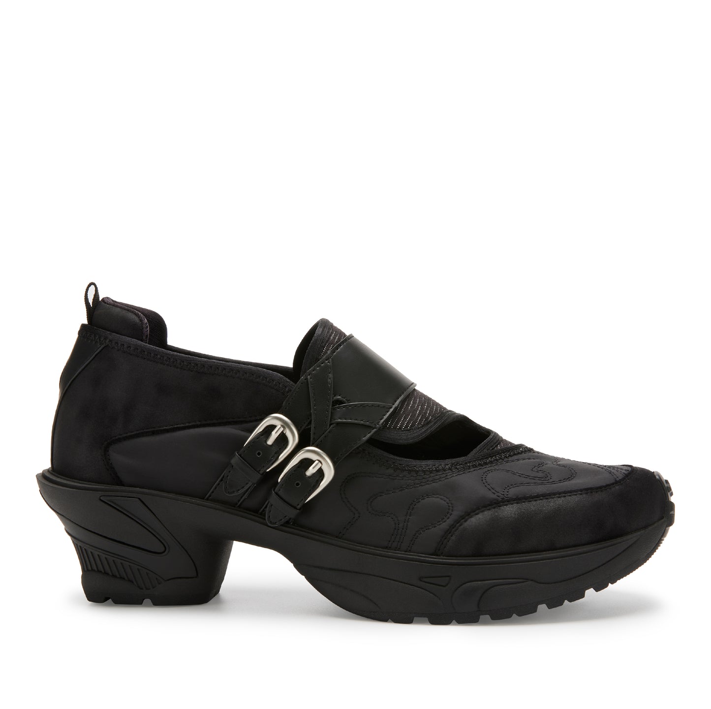 Vertigo Buckled Loafers (Black)