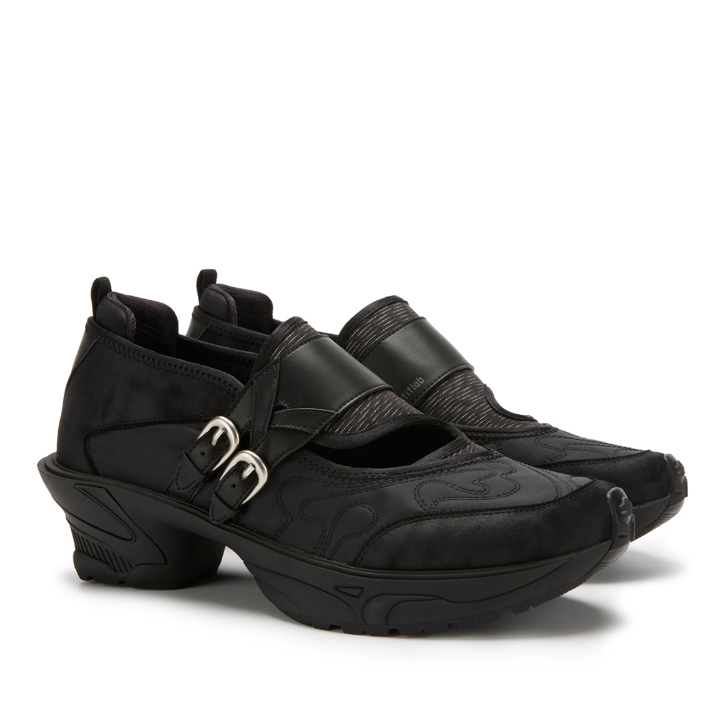 Vertigo Buckled Loafers (Black)