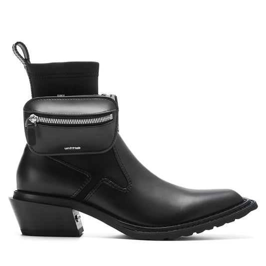 untitled#13 Hitch Boots (Matt Black with Bag)