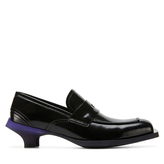 Heel Derbies (Purple Black Loafer)