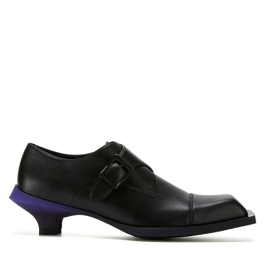 Heel Derbies (Purple Black Monkstrap)