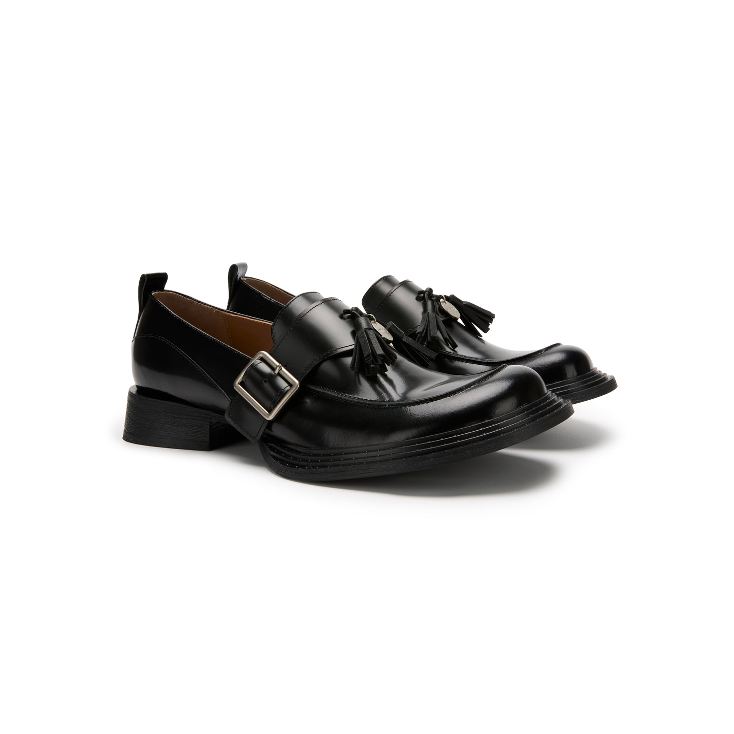 Crook Loafer Derbies (Black)