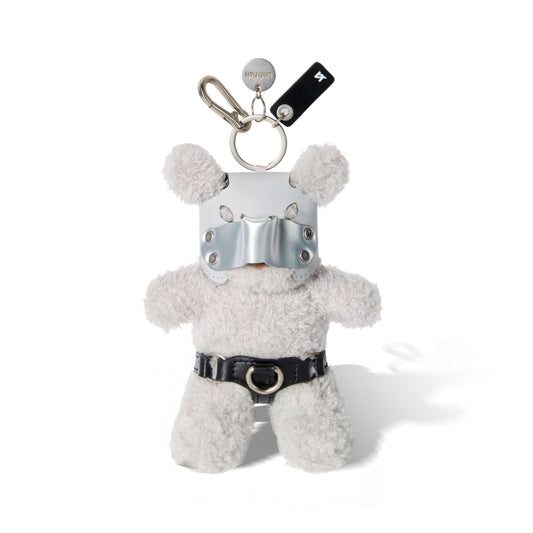 POWER PUPPY PLUSH Keyring (Sliver)