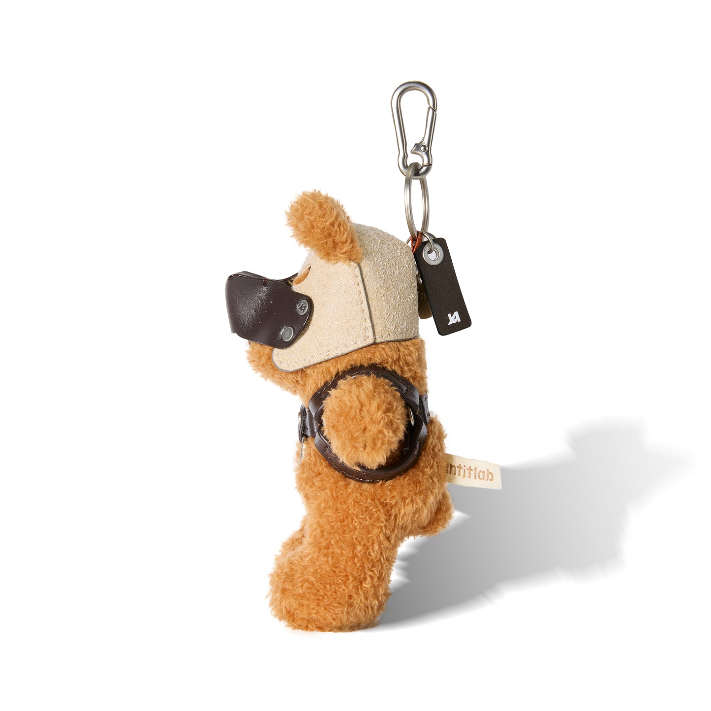 POWER PUPPY PLUSH Keyring (Caramel)