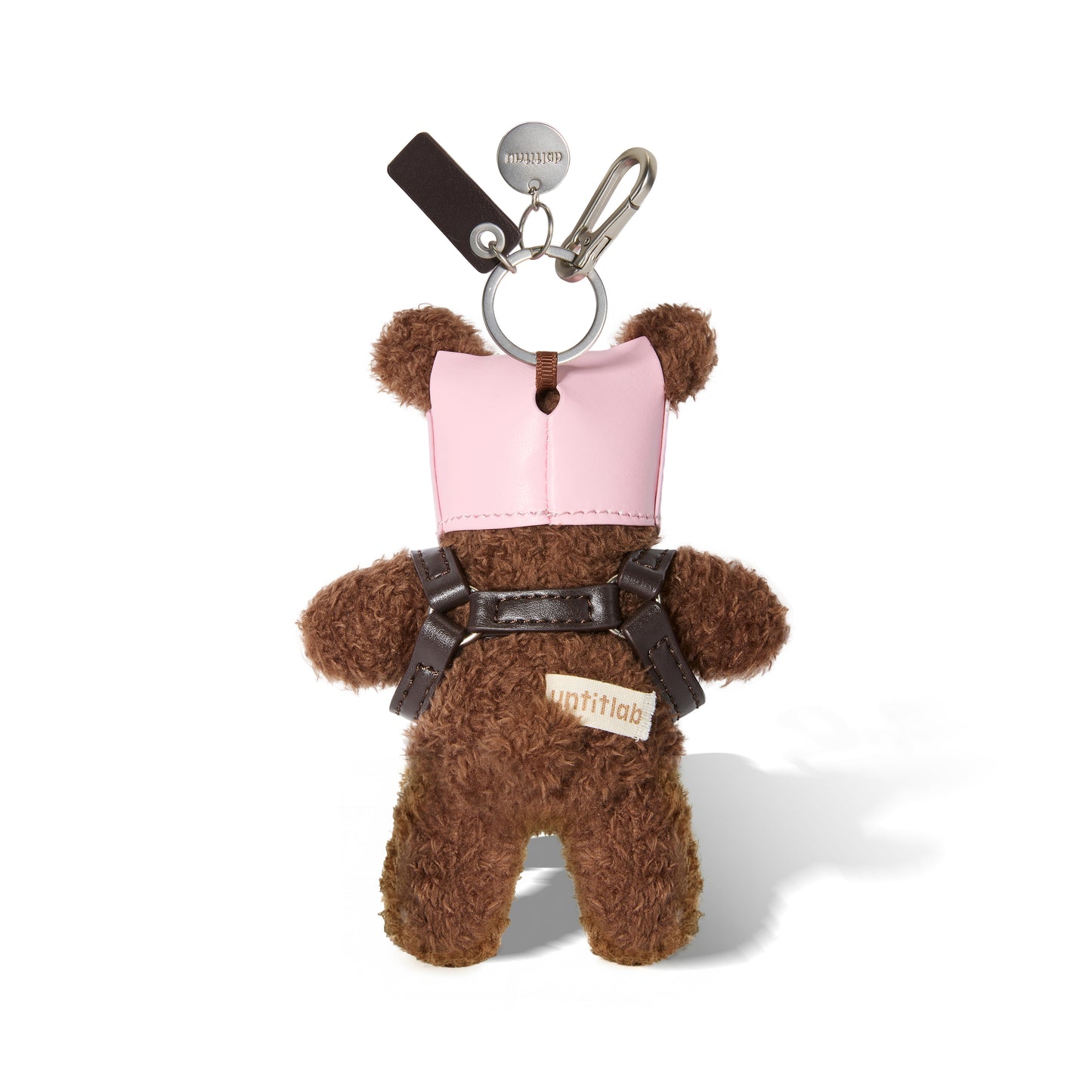 POWER PUPPY PLUSH Keyring (BrownPink)