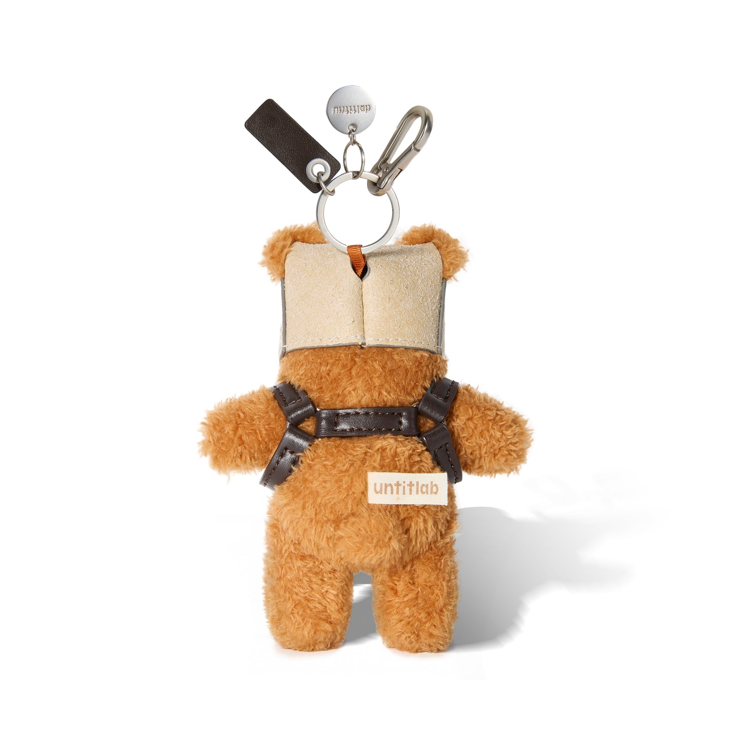 POWER PUPPY PLUSH Keyring (Caramel)