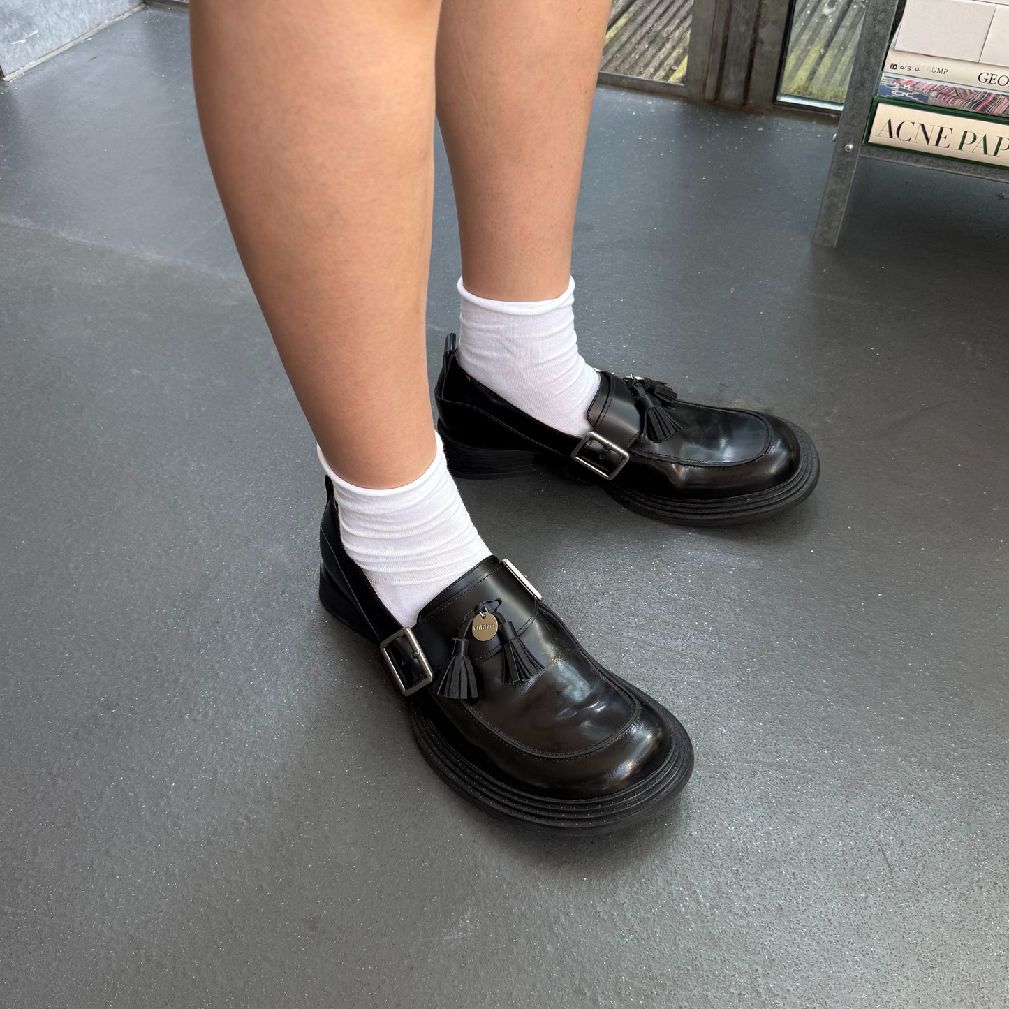 Crook Loafer Derbies (Black)