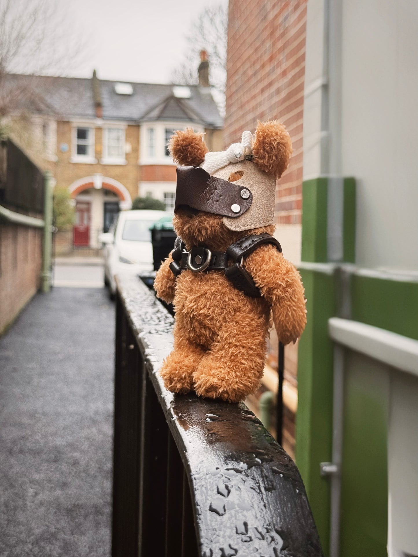 POWER PUPPY PLUSH Keyring (Caramel)