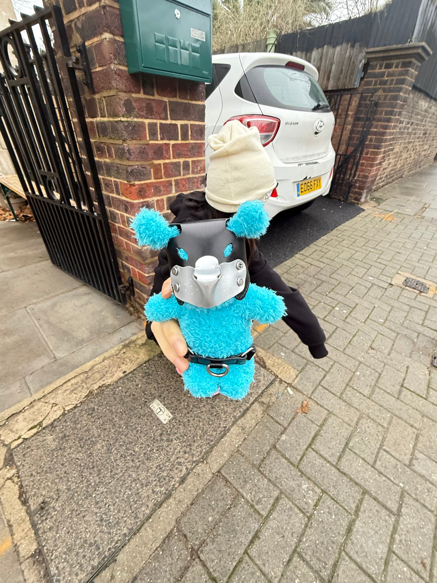 POWER PUPPY PLUSH Keyring (Blue)